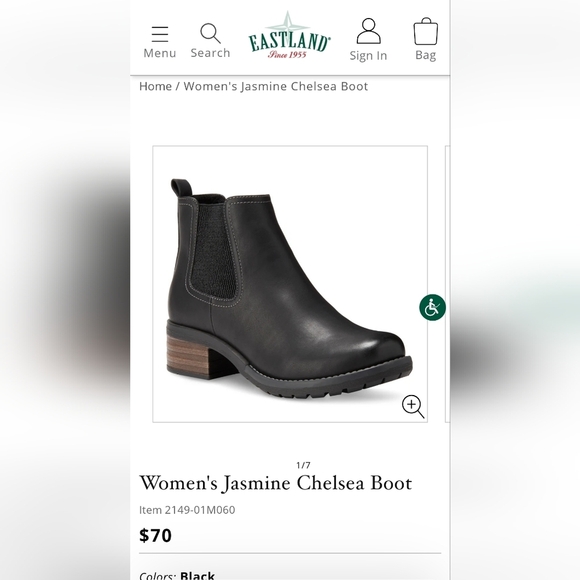 Eastland Shoes - NWOT Eastland Jasmine Chelsea Boots Size 8